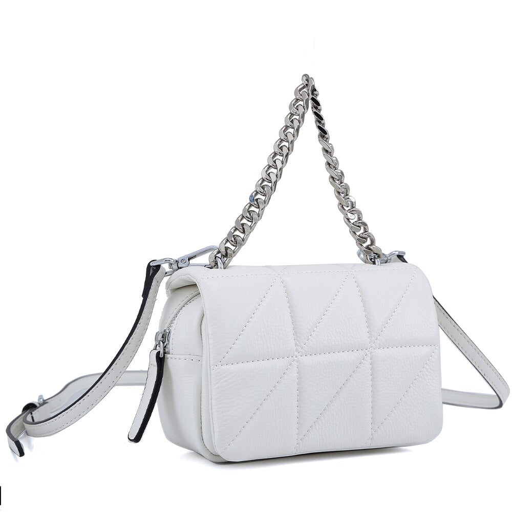 Fashion Women Chain Small Cross-body Bag Soft Leather Shoulder Bag