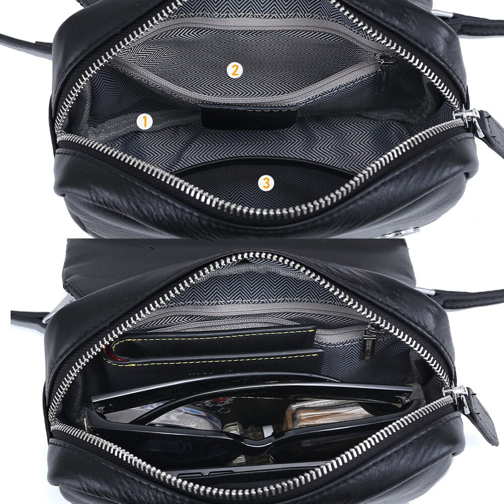 Fashion Women Chain Small Cross-body Bag Soft Leather Shoulder Bag