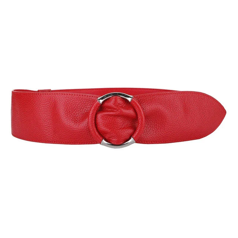 Fashion Genuine Leather Waist Seal Ladies Top Layer Cowhide Belt Versatile