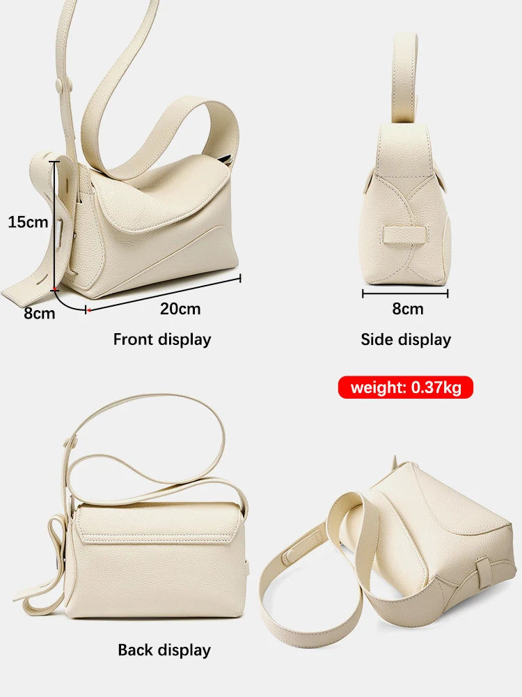 Zency 100% Real Leather For Female Small Crossbody Bag