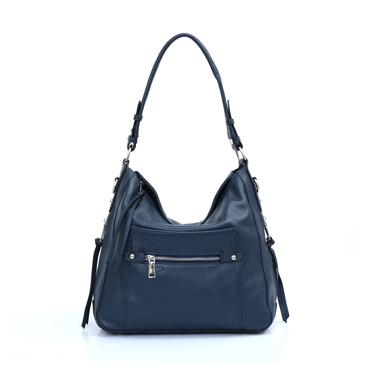 Zency Classic Genuine Leather Shoulder Bags For Women Simple Large Commute Bag
