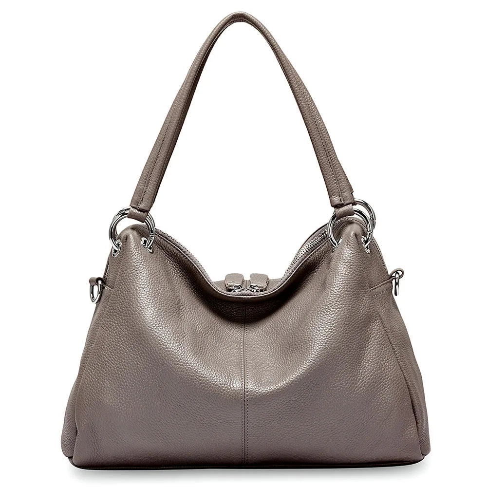 Zency Fashion Hobos 100% Genuine Leather Soft Skin Women Shoulder Bag