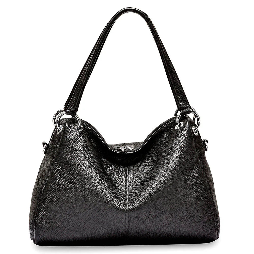 Zency Fashion Hobos 100% Genuine Leather Soft Skin Women Shoulder Bag