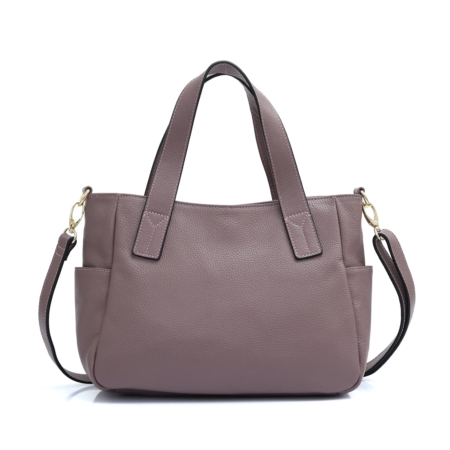 Genuine Leather Tote Handbag For Women Simple Commute Classic Crossbody