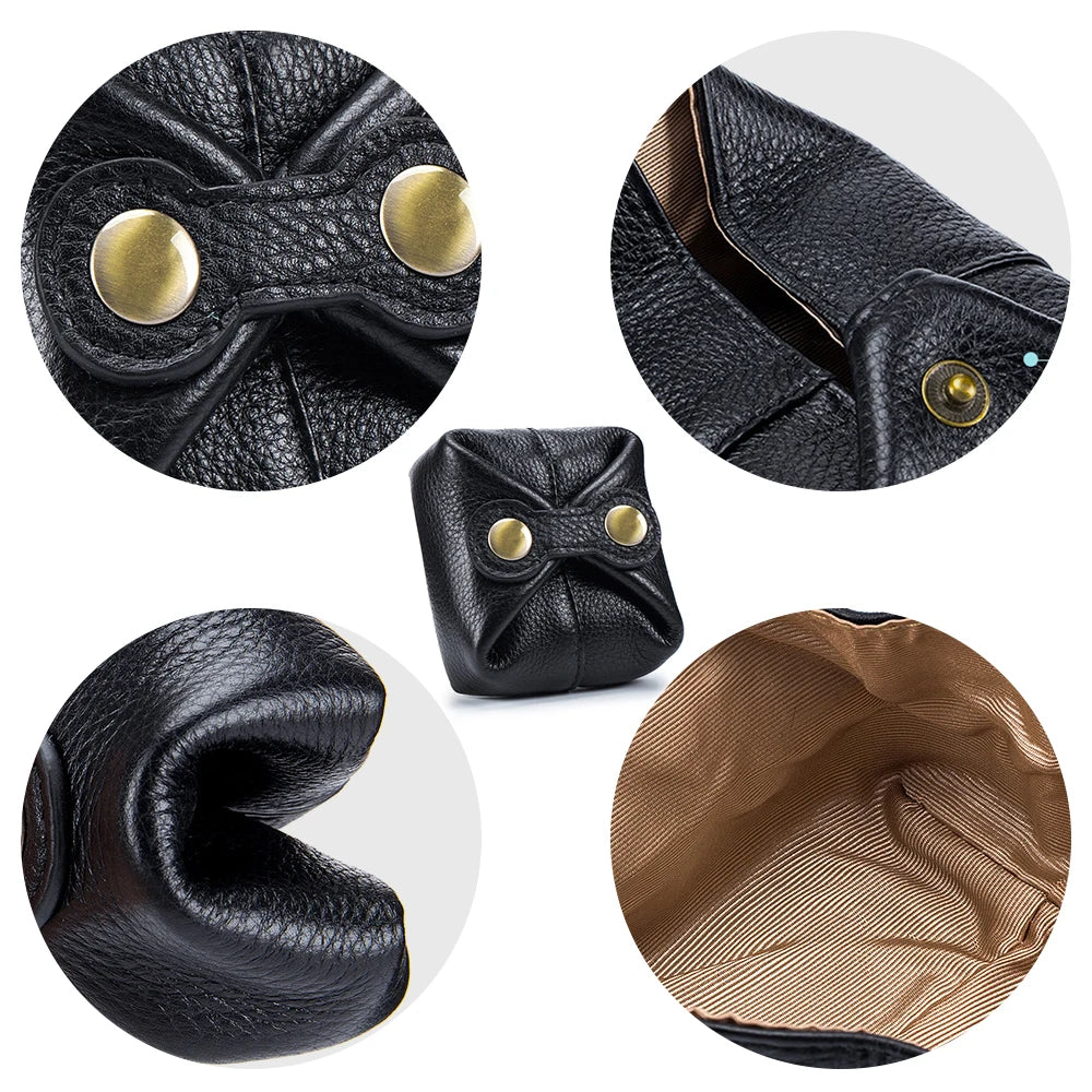 Zency Genuine Leather Wallet Case Women Coin Purse Mini Bag