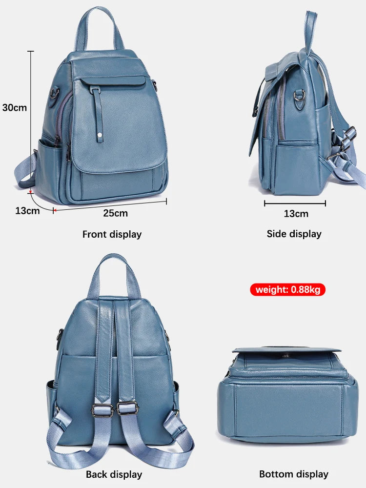 Zency Women's Fashion Backpack Travel Shoulder Bags Satchels