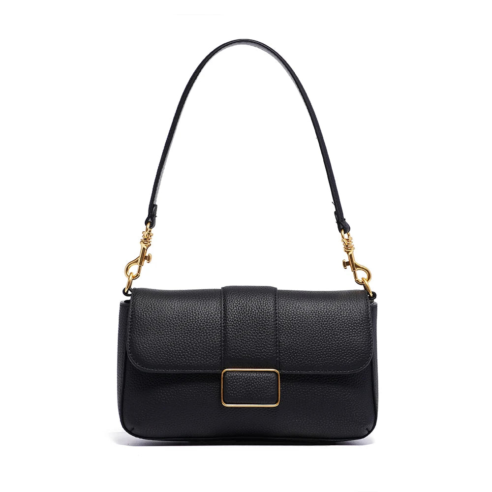 Zency Luxury Designer Cowhide Leather Women Shoulder Bag