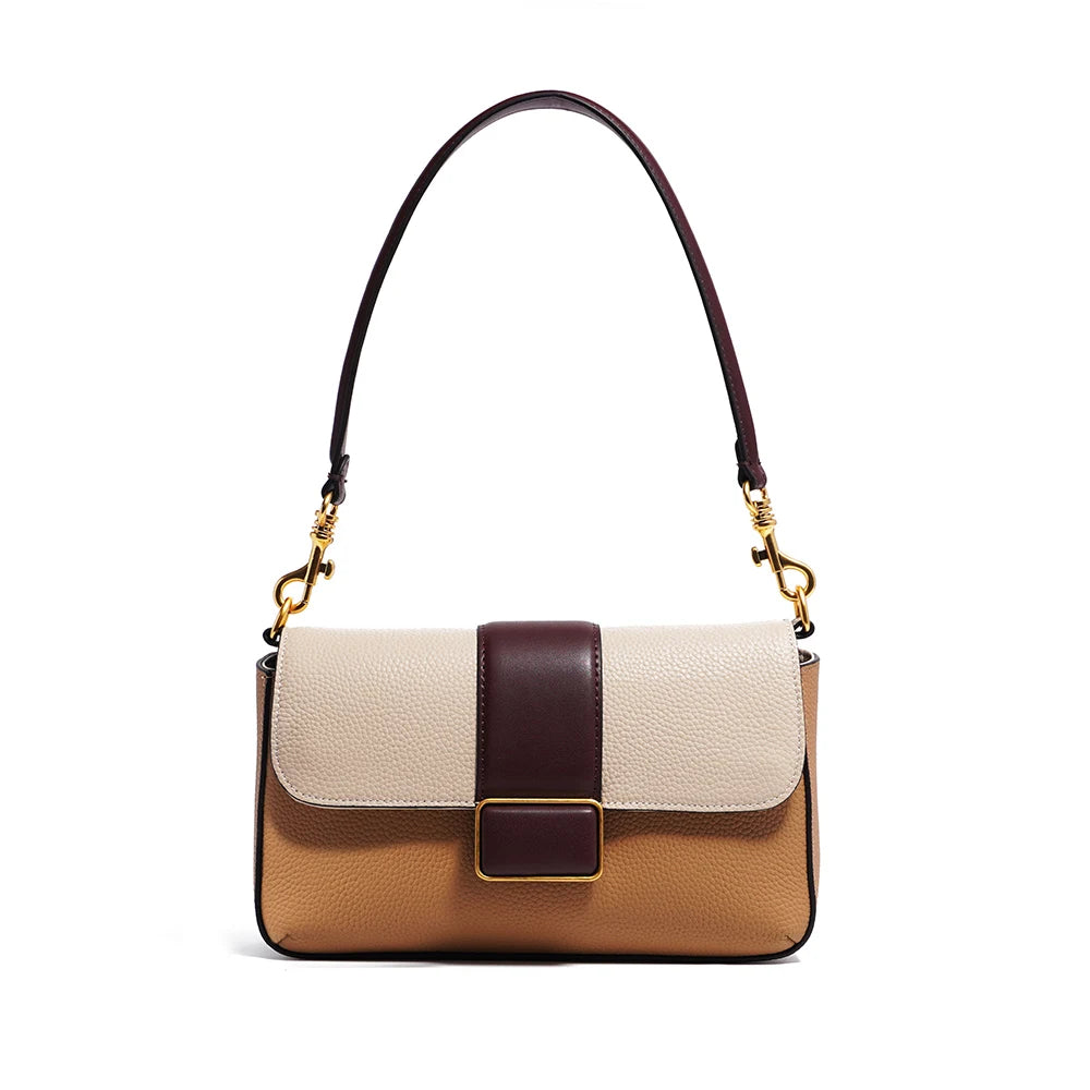 Zency Luxury Designer Cowhide Leather Women Shoulder Bag