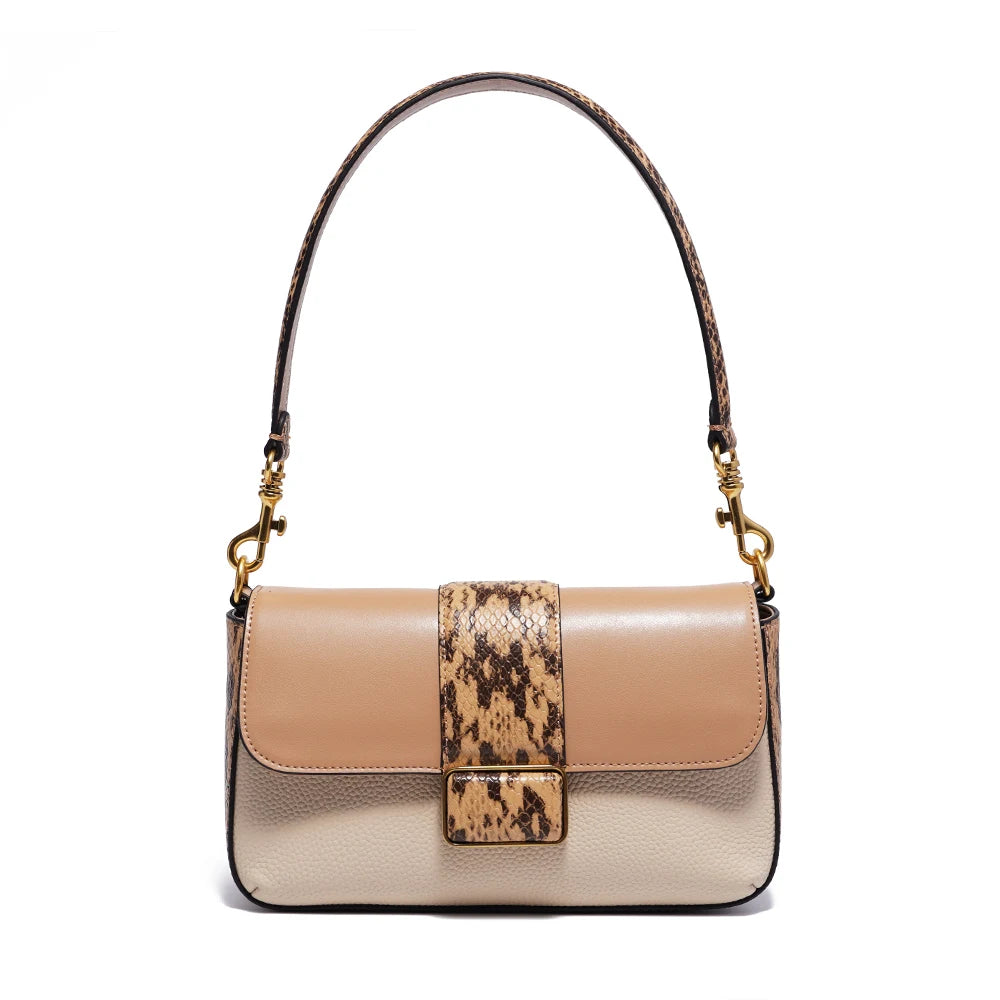 Zency Luxury Designer Cowhide Leather Women Shoulder Bag