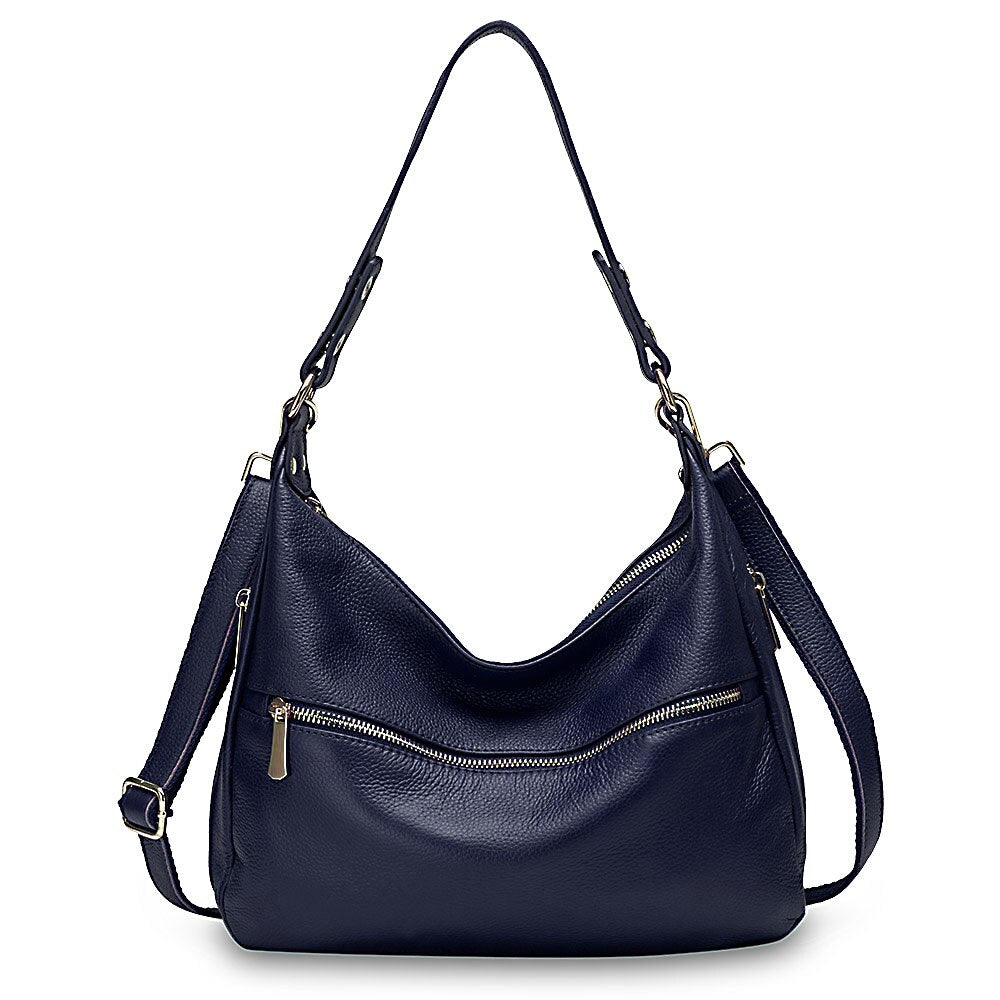 Zency Luxury Women Shoulder Bag 100% Genuine Leather Tote Messenger Bag