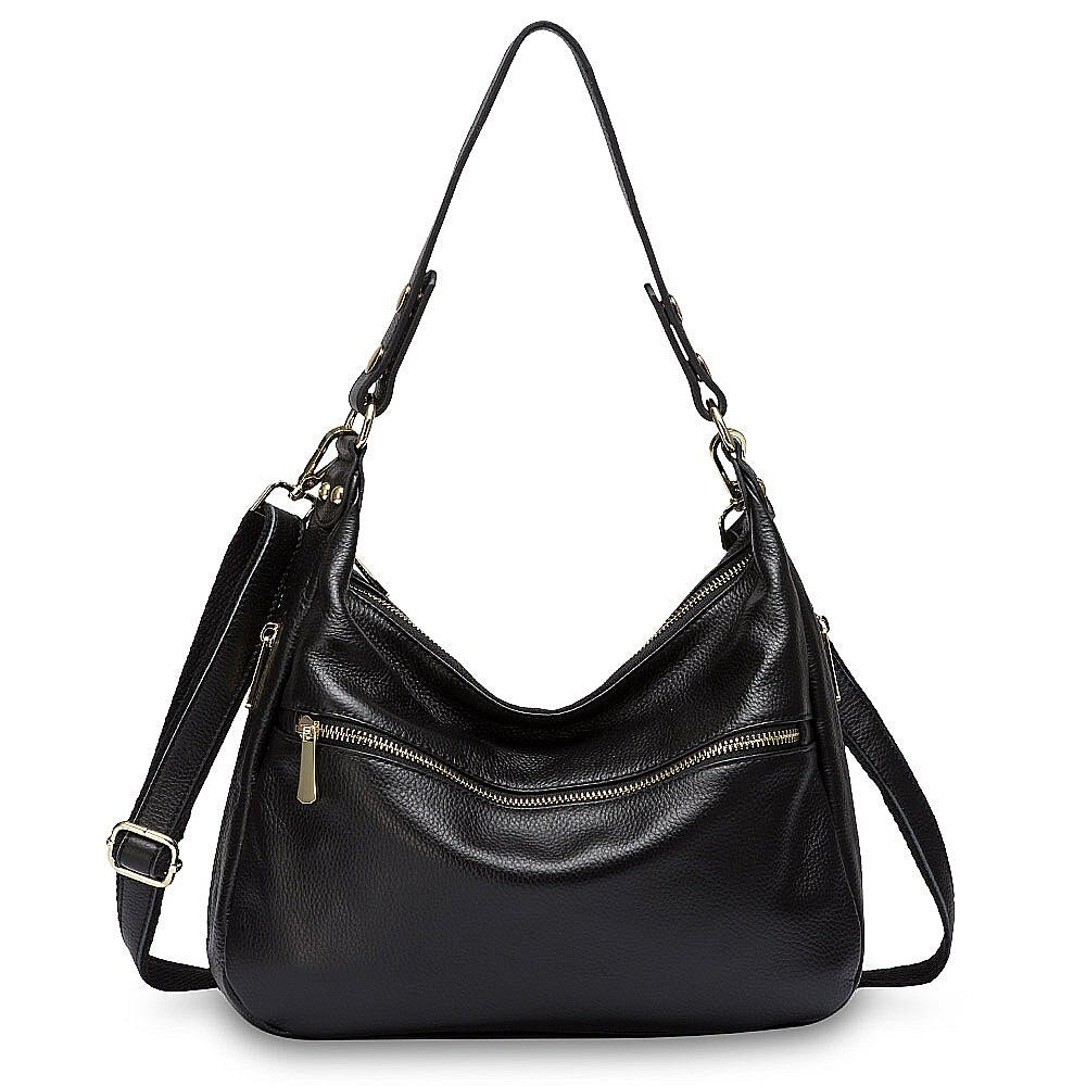 Zency Luxury Women Shoulder Bag 100% Genuine Leather Tote Messenger Bag