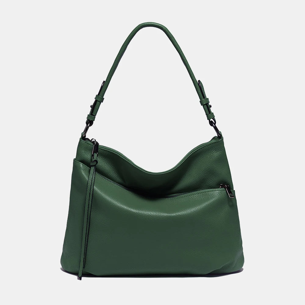 Zency Women Genuine Leather Hobo Bag