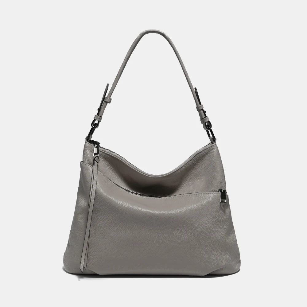 Zency Women Genuine Leather Hobo Bag