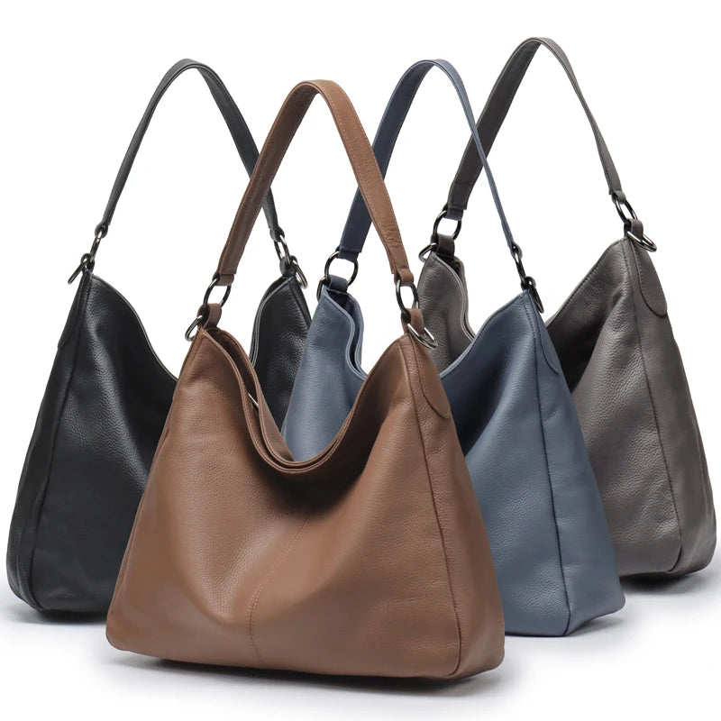 Zency Simple Design Handbag Large Capacity Anti-theft Women's Hobos Shoulder Bag