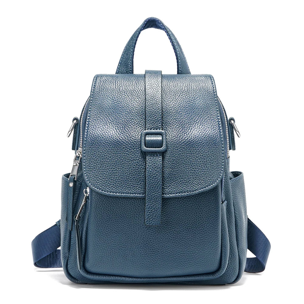 Zency Women Small Backpack 100% Genuine Leather