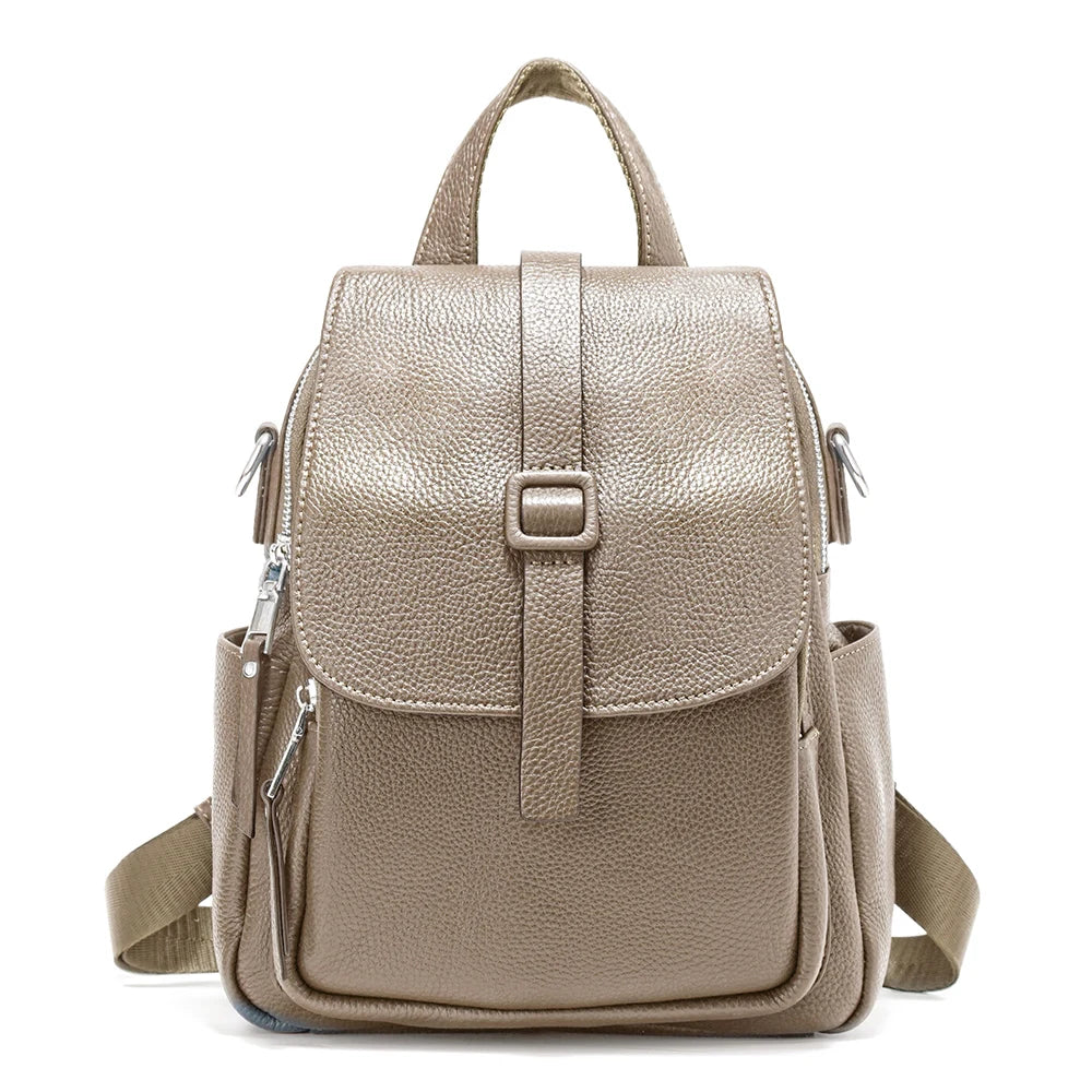Zency Women Small Backpack 100% Genuine Leather