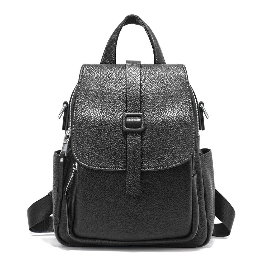 Zency Women Small Backpack 100% Genuine Leather