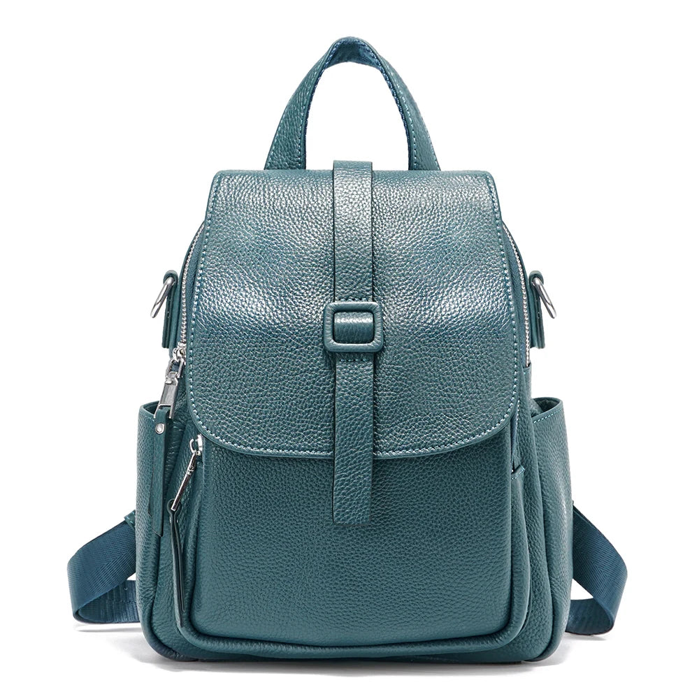 Zency Women Small Backpack 100% Genuine Leather