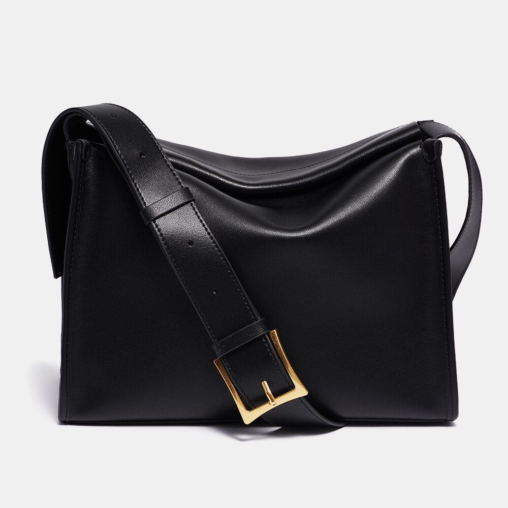Zency Women's Handbags Soft Leather Crossbody Bag Satchel Large Capacity Pocket Designer With Adjustable Strap Trendy For Work Bag