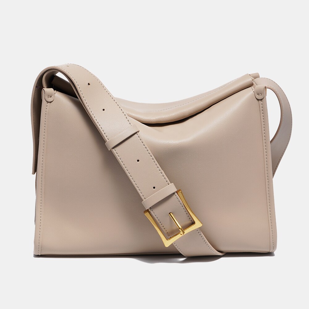 Zency Women's Handbags Soft Leather Crossbody Bag Satchel Large Capacity Pocket Designer With Adjustable Strap Trendy For Work Bag