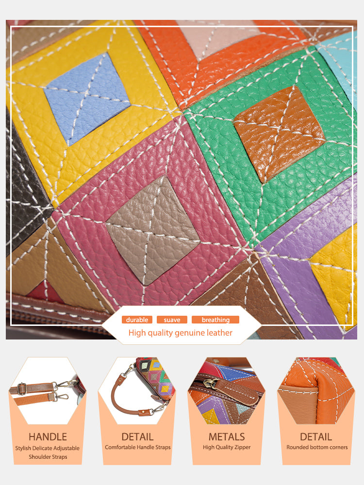 Zency Multi-Color Shoulder Bag For Women Crossbody Satchels Handbag