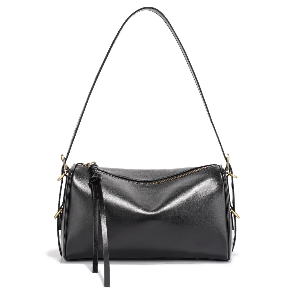 Zency Women's Genuine Leather Crossbody Bag High Quality Cowhide Leather Shoulder Bags