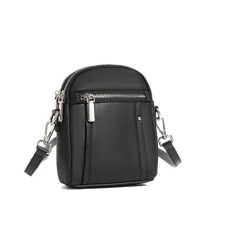 Zency Small Women's Shoulder Bag Leather for Phone Lightweight