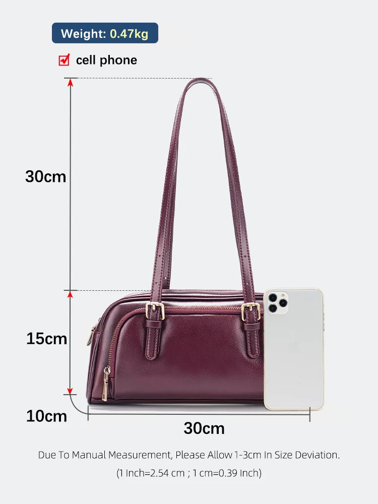 Zency Luxury Handbag for Women French Style Underarm Bag