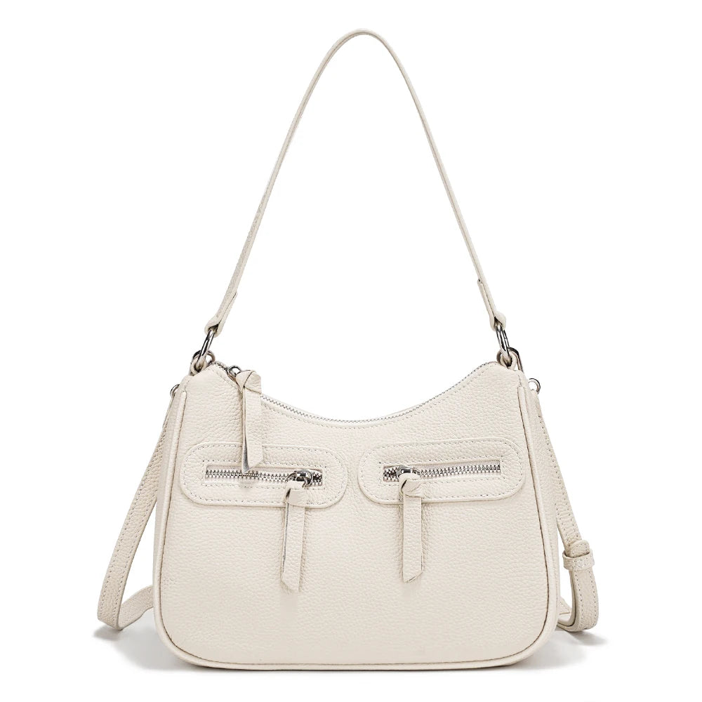 Zency Genuine Leather Shoulder Crossbody Bag for Women