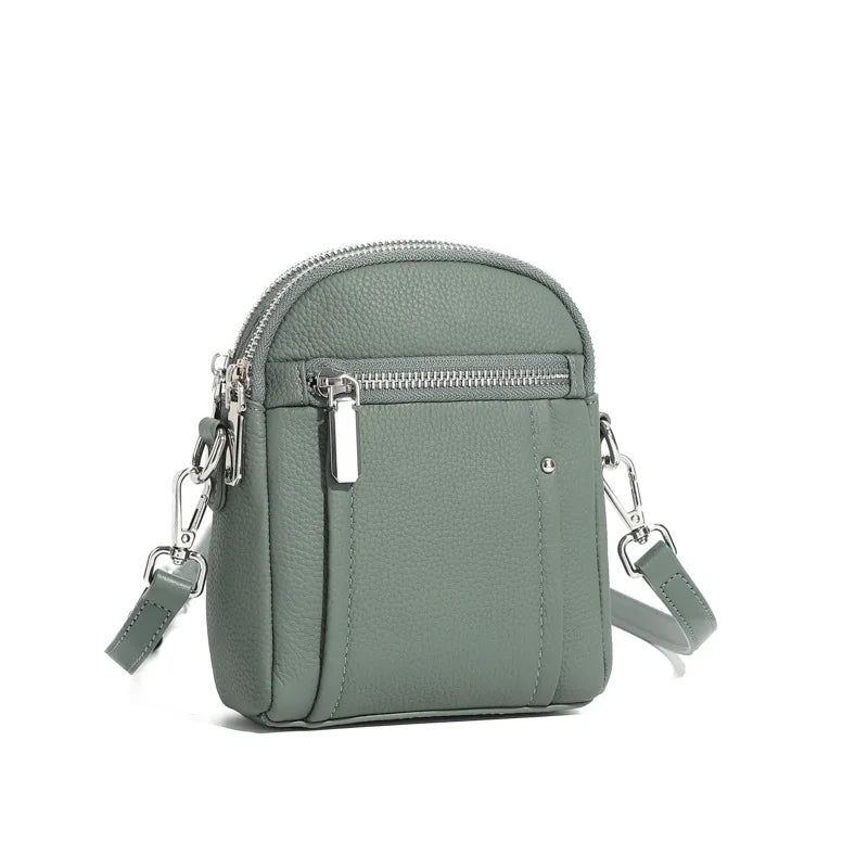 Zency Small Women's Shoulder Bag Leather for Phone Lightweight