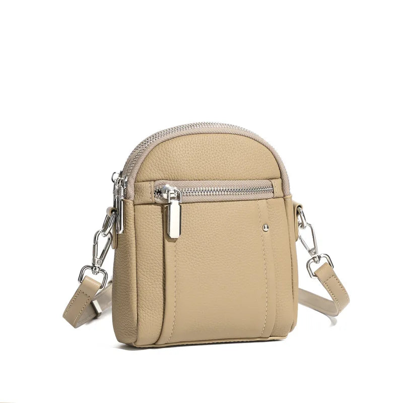 Zency Small Women's Shoulder Bag Leather for Phone Lightweight