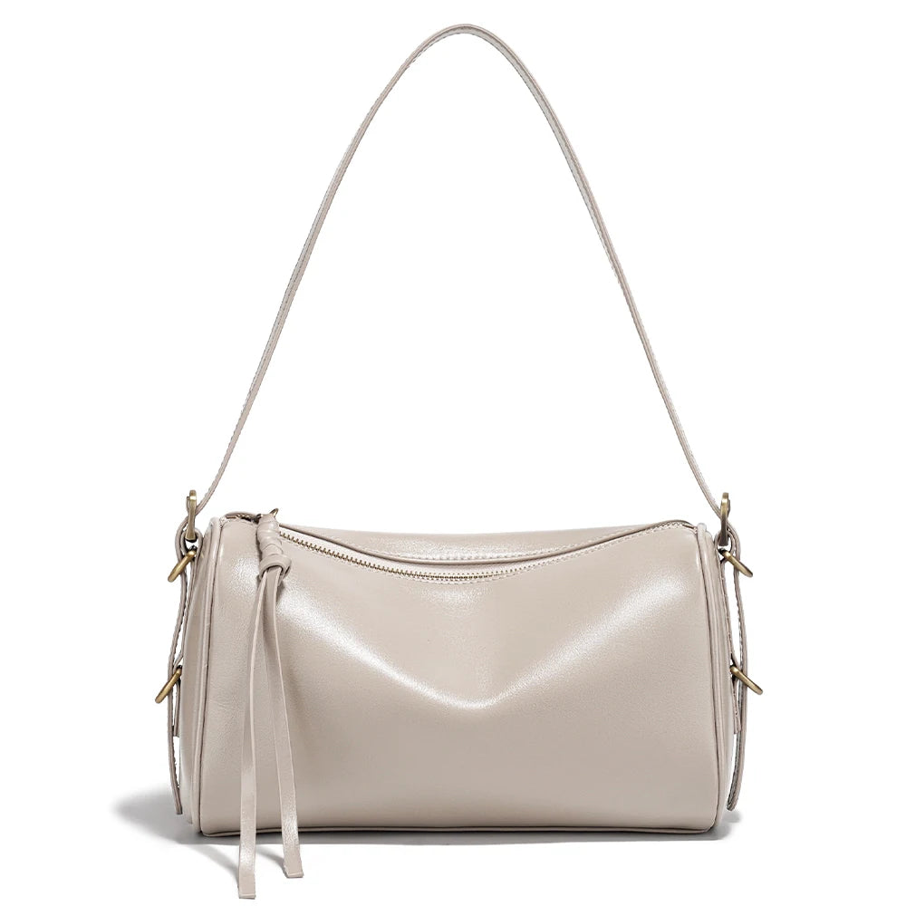 Zency Women's Genuine Leather Crossbody Bag High Quality Cowhide Leather Shoulder Bags