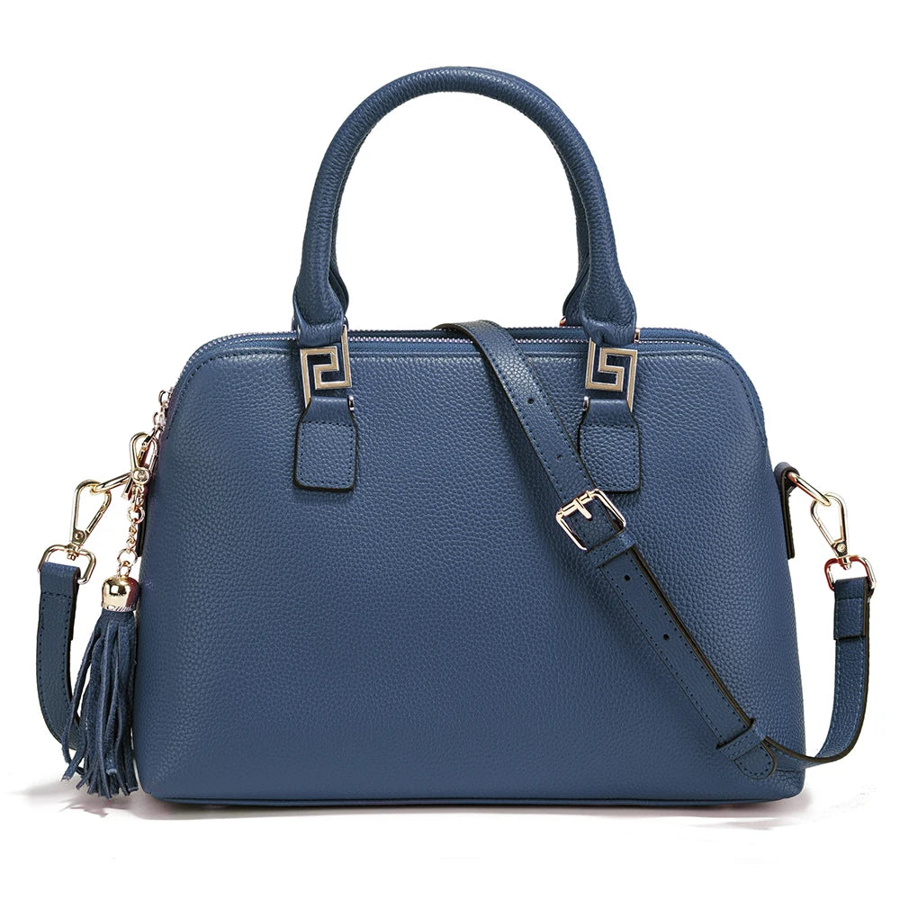 Zency Women 100% Genuine Leather Shoulder Cross body Bag