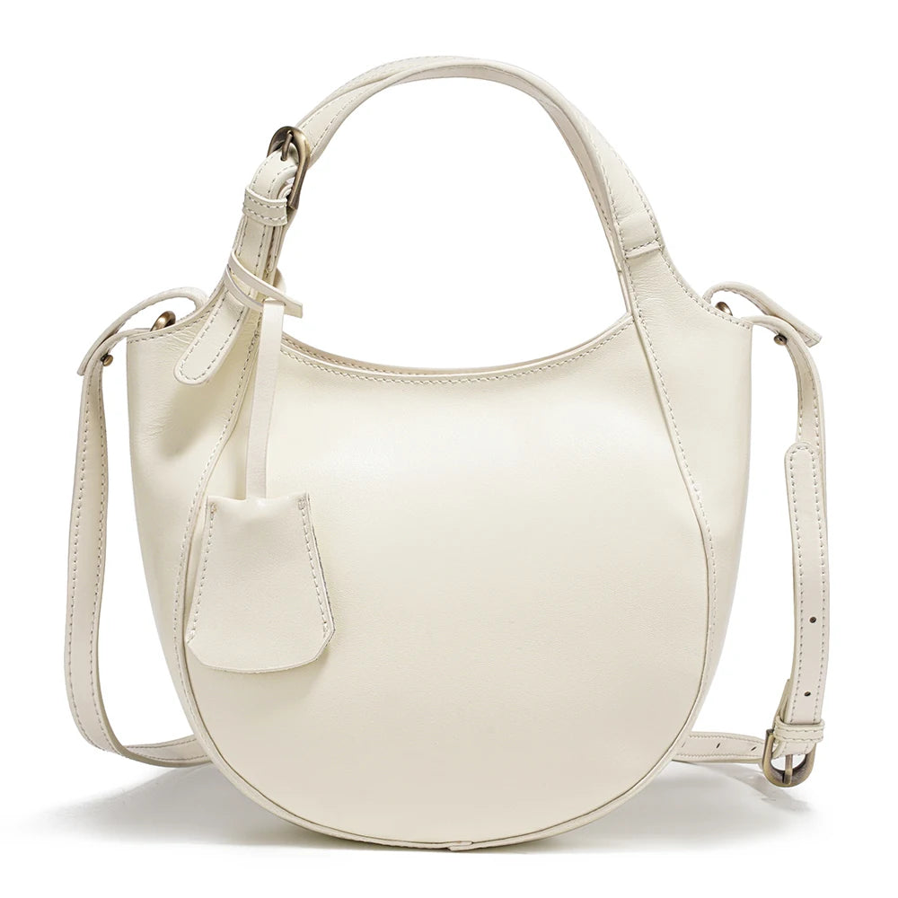 Zency Genuine Leather Shoulder Bags Stylish Crossbody Bags for Women Cowhide 2026