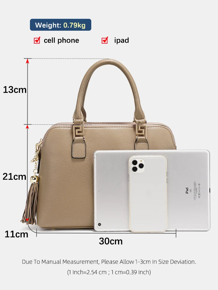 Zency Women 100% Genuine Leather Shoulder Cross body Bag