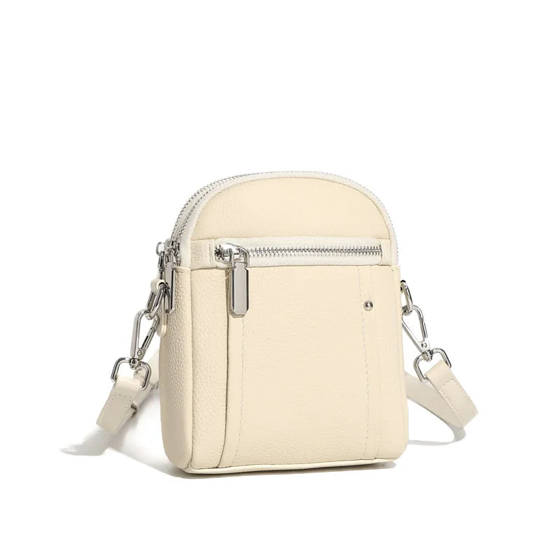 Zency Small Women's Shoulder Bag Leather for Phone Lightweight