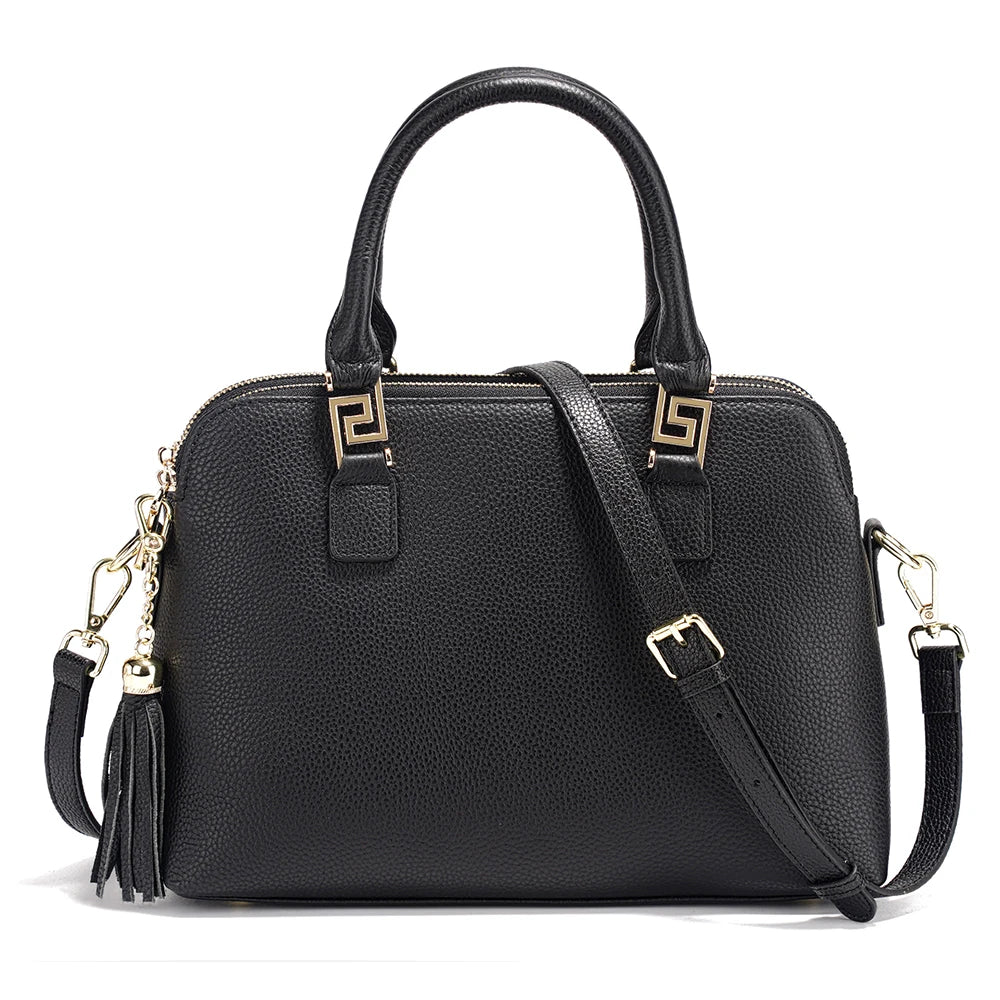 Zency Women 100% Genuine Leather Shoulder Cross body Bag