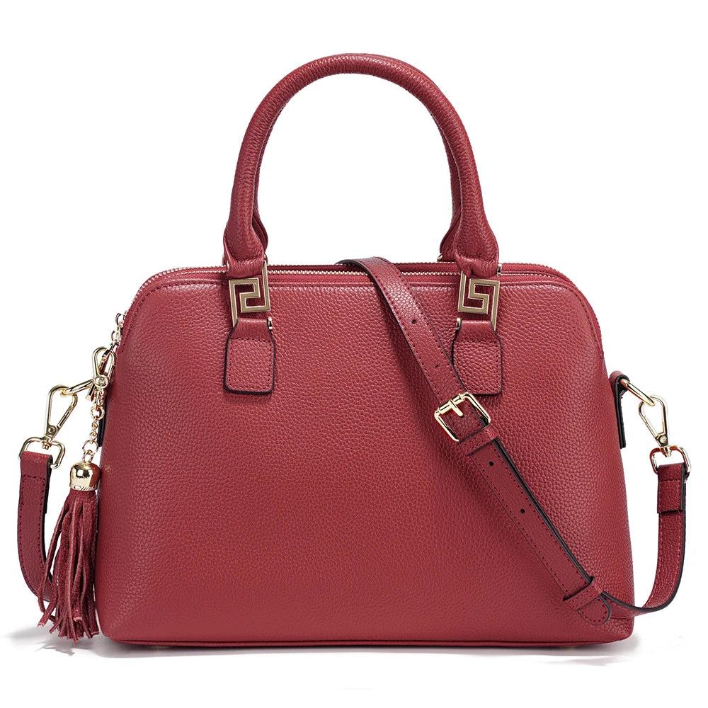 Zency Women 100% Genuine Leather Shoulder Cross body Bag