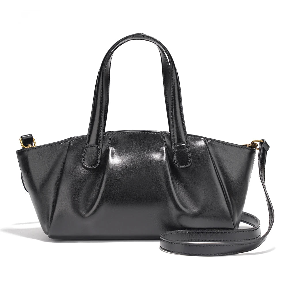 Zency Women's Genuine Leather Handbag Female Shoulder Crossbody Bags