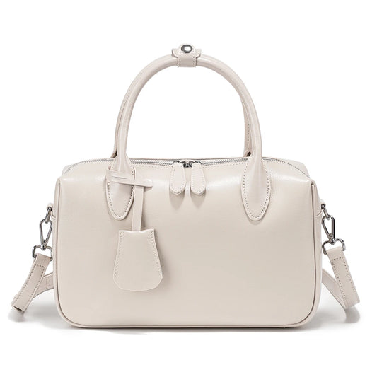 Zency Genuine Leather Vintage Designer Handbag For Women Large Capacity Shoulder Bag