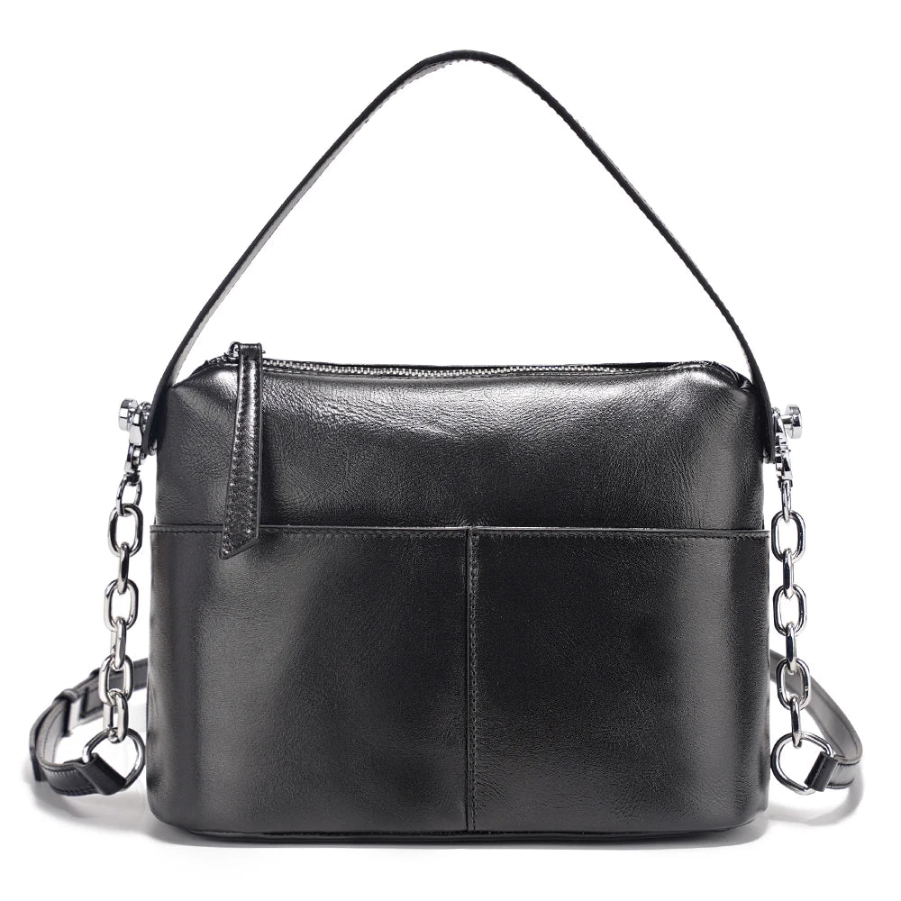 Zency Women Leather Shoulder Bag Crossbody with Long Strap