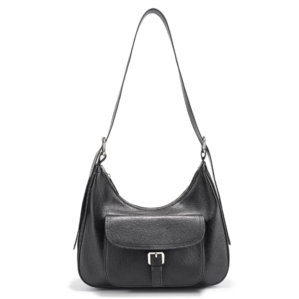 Zency Women Shoulder Bag 100% Genuine Leather Large Handbag