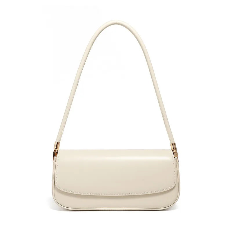 Zency French Style Burgundy Bag Underarm Bag Premium Leather Ladies Shoulder Bride's Bag