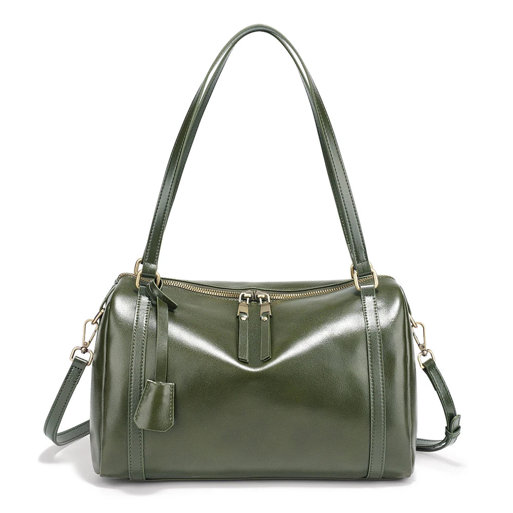 Zency Premium Genuine Leather Designer Handbag Women Shoulder Bag Crossbody