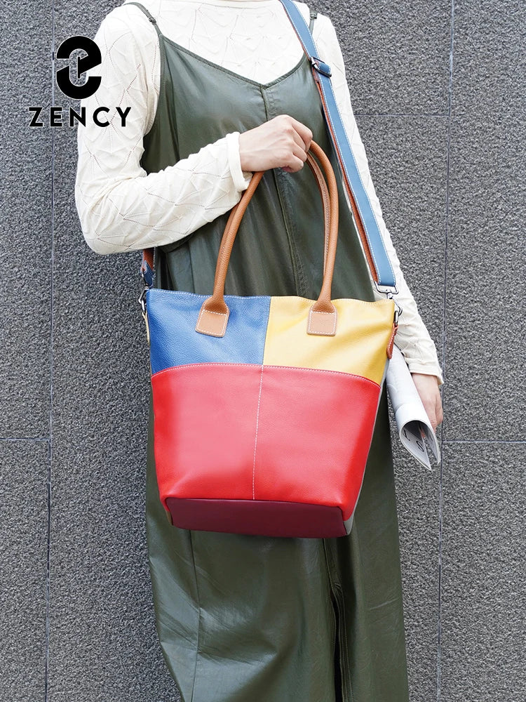 Zency Fashion Colorful Handbag for Women Work Shopping Dating Wife's Gift Choice