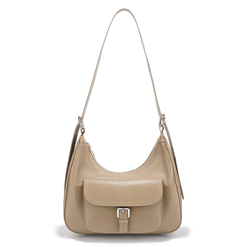 Zency Women Shoulder Bag 100% Genuine Leather Large Handbag