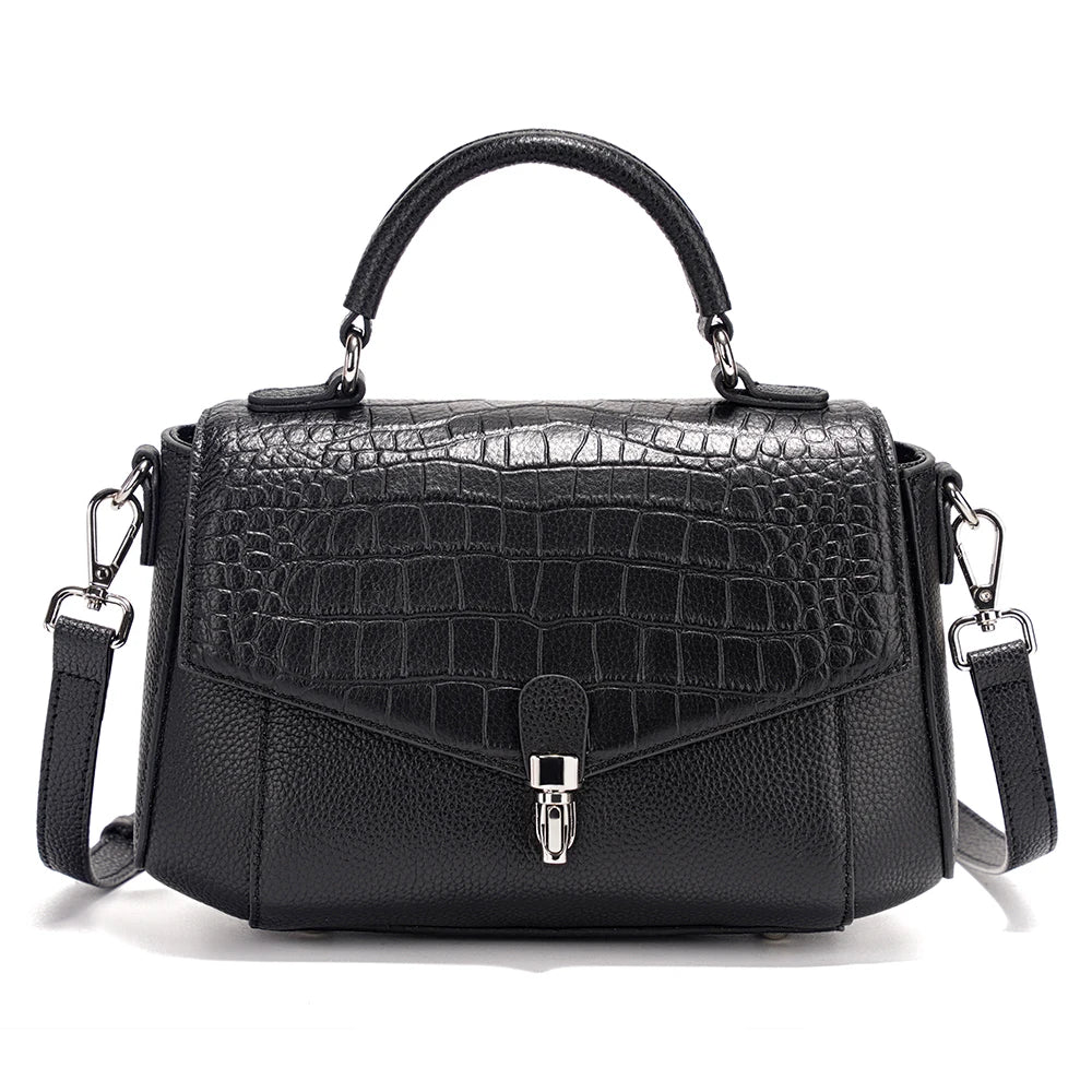Zency Fashion Alligator Crossbody Shoulder Bag Handbag Small size