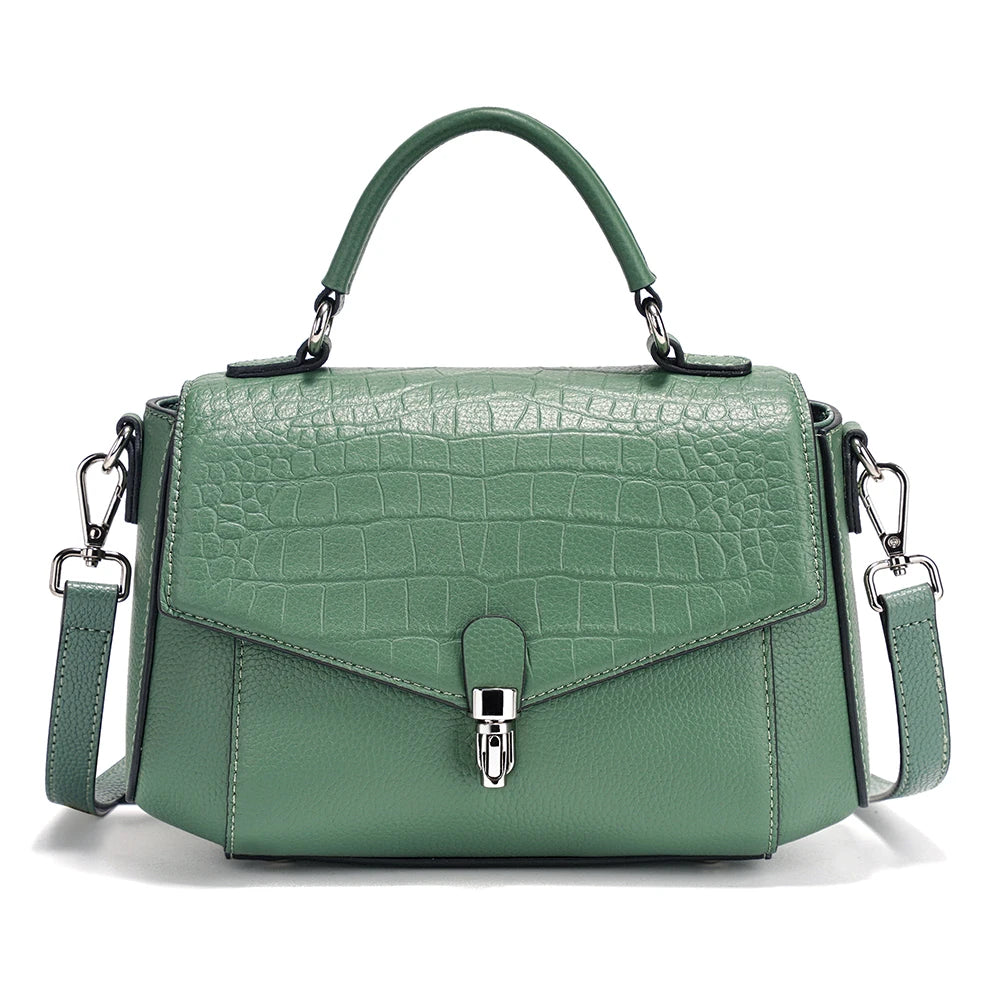 Zency Fashion Alligator Crossbody Shoulder Bag Handbag Small size