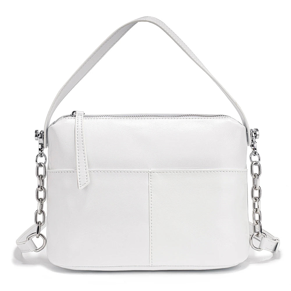 Zency Women Leather Shoulder Bag Crossbody with Long Strap