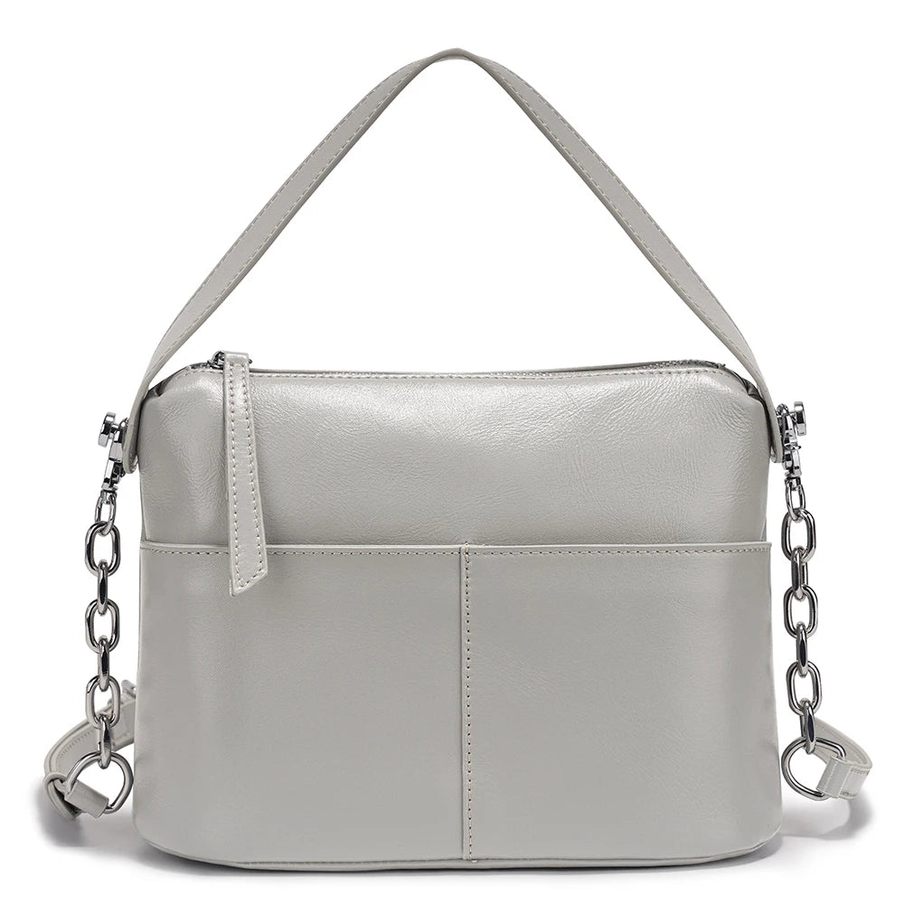 Zency Women Leather Shoulder Bag Crossbody with Long Strap